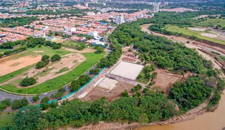 Vista aérea de las nuevas zonas recreativas que tendrá el parque Playa/Foto cortesía