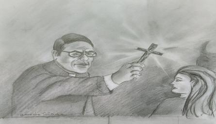 exorcismo. un ritual antiguo para expulsar al demonio
