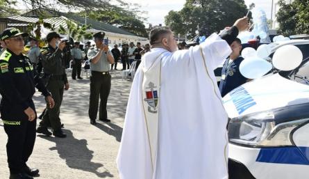 La Policía de Norte de Santander celebró el Día de la Virgen del Carmen./Foto: cortesía