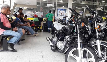 Crisis en el comercio de motos  nuevas por venta del SOAT