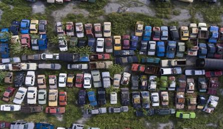  Secretaría de Tránsito se prepara para subastar y volver chatarra casi 7 mil automotores 