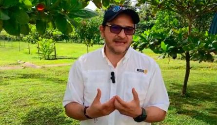 Gobernador Silvano Serrano Guerrero, al anunciar la sanción de la Alta Consejería para la Paz/Foto cortesía