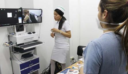 Servicio de telemedicina que fue puesto en servicio por la UBA Vihonco/Foto Archivo
