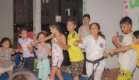 Entrenadores de varias disciplinas deportivas van por los barrios compartiendo con niños y jóvenes/Foto Cortesía 