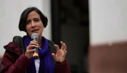 Ministra de Medio Ambiente, Susana Muhamad, durante el encuentro con las comunidades de Norte de Santander/Foto cortesía