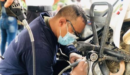 Marcación de motos en Cúcuta para contrarrestar el hurto