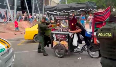 Policía de Cúcuta pide disculpas por trato a vendedores informales 