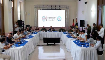 Consejo de Seguridad en la Gobernación de Norte de Santander.