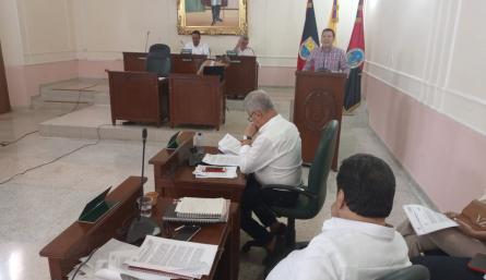En comisión del Plan se cumplió ayer la tercera sesión de estudio./Foto Orlando Carvajal/La Opinión