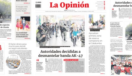 Lea la edición impresa de La Opinión de hoy, sábado 3 de mayo