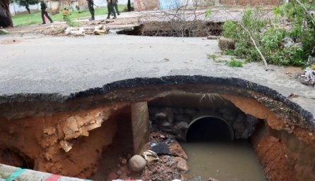 Cráter barrio Santander