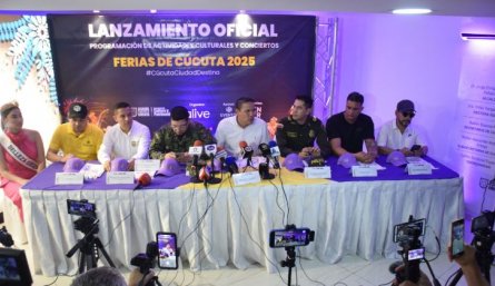 El alcalde Jorge Acevedo Peñaloza presentó ayer en sociedad las Ferias 2025/Foto cortesía