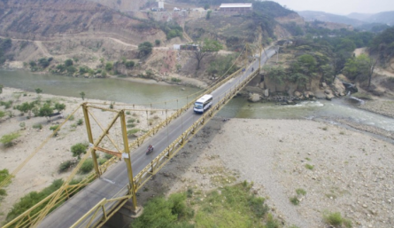 Río Zulia, afluente del acueducto de Cúcuta. 