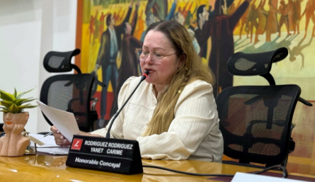 Carime Rodríguez, presidenta del Concejo de Cúcuta.