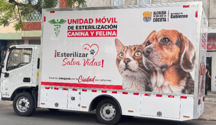 Cúcuta tiene su propia unidad móvil para esterilización de mascotas.
