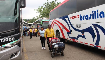 26 empresas de transporte operan desde la Central de Transporte de Cúcuta./Foto cortesía