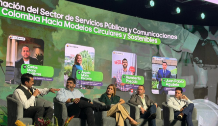 Humberto Posada, gerente de Veolia, en foro sobre economía circular.