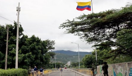 Ningún contratiempo se presentó a lo largo de la frontera./Foto: Carlos Ramírez/La Opinión