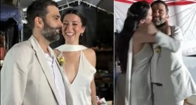 ¡El amor todo lo puede! Recién casados dejaron su celebración para ayudar a damnificados por el terremoto