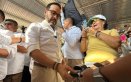 El candidato presidencial de Defesores de la Patria, Abelardo de la Espriella cuando votó en la primera vuelta/Foto Archivo