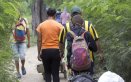 Migrantes en trocha