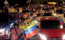 Centenares de cucuteños, simpatizantes de Abelardo de la Espriella celebraron anoche en El Malecón/Foto: Carlos Ramírez
