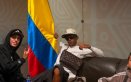 Lamine Yamal con la bandera de Colombia. Captura de Instagram de Yamal.