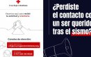 ¿Perdió contacto con un familiar tras el sismo? Estas herramientas pueden ayudarlo