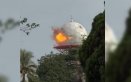 Ataque-con-dron-a-radar-en-Cali. Foto: redes sociales captura.
