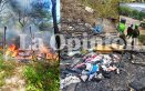 La vivienda de Ana Gil quedó reducida a cenizas en el barrio 20 de Julio, en Villa del Rosario. / Foto: Cortesía