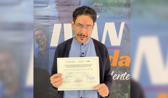 Iván-Cepeda-credencial-como-senador. Foto: Captura de pantalla (X)