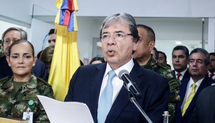 Carlos Holmes Trujillo era el ministro de Defensa. /Foto>: Colprensa