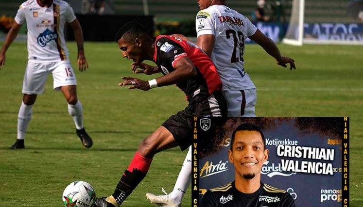 Cristhian Valencia, jugador del Cúcuta Deportivo 2020. Foto: Archivo/La Opinión 