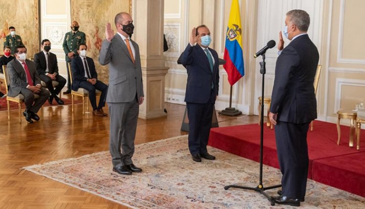 Felipe Buitrago se posesionó como ministro de Cultura / Foto: Colprensa