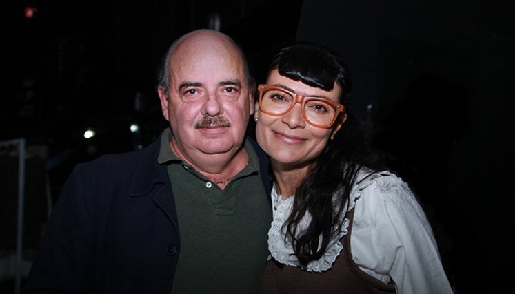 Fernando Gaitán, acompañado de Betty La Fea.Foto Colprensa.