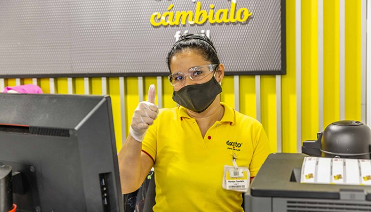 Grupo Éxito y sus protocolos de bioseguridad.