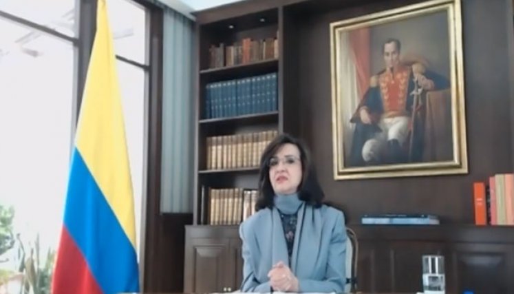 La canciller Claudia Blum. (Foto: Colprensa)