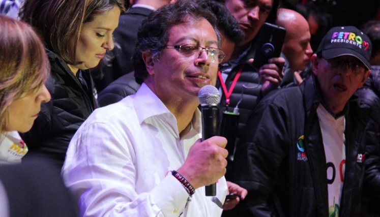 Gustavo Petro había sido señalado de financiase con dinero del régimen de Nicolás Maduro en Venezuela. / Foto: Colprensa