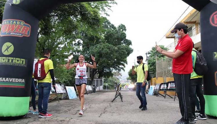 Yajaira Rubió atleta de Arboledas Norte de Santander