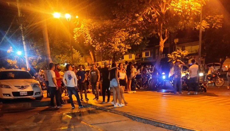 Situación que se presenta los fines de semana en Los Patios/ Cortesía 