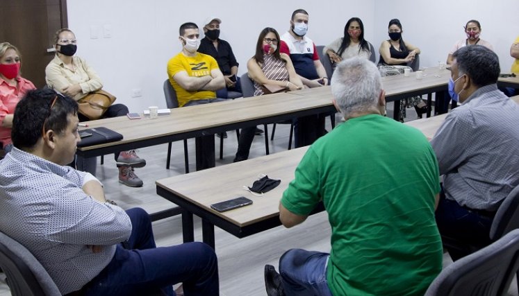 Empresarios de Cúcuta reunidos