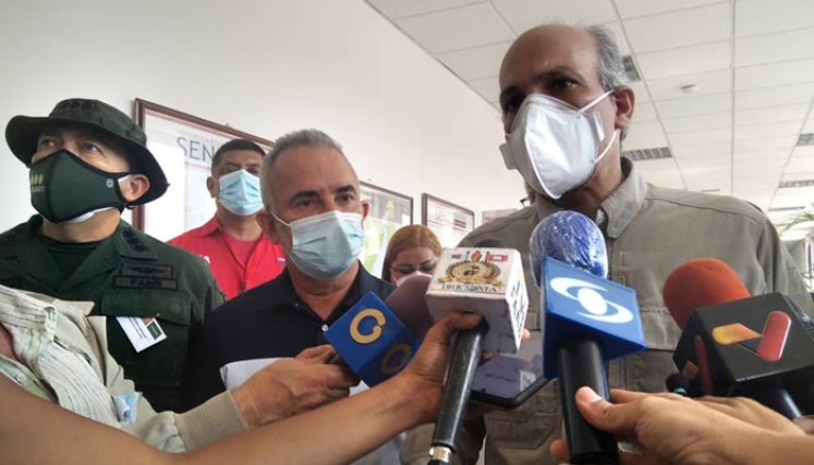 Ricardo Menéndez, ministro de Planificación de Venezuela, se reunió con empresarios y autoridades militares del Táchira. / Foto: La Opinión