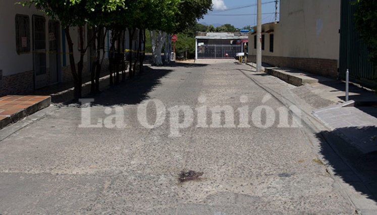 En esta calle del barrio San Martín ocurrió el lamentable hecho.