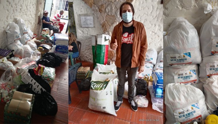 Ganó la solidaridad de los cucuteños: abuelos de la Fundación Hogar de la Esperanza recibieron ayudas 