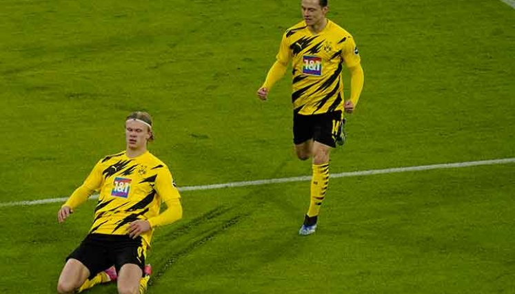 El goleador noruego Erling Haaland está listo para enfrentar al Sevilla por la Champions.