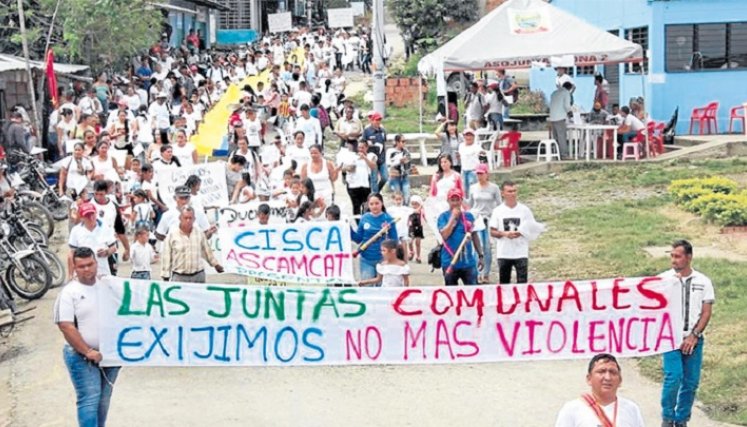 Los líderes campesinos reclaman respeto por sus derechos