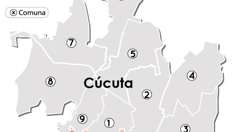Mapa del barrio Gaitán.