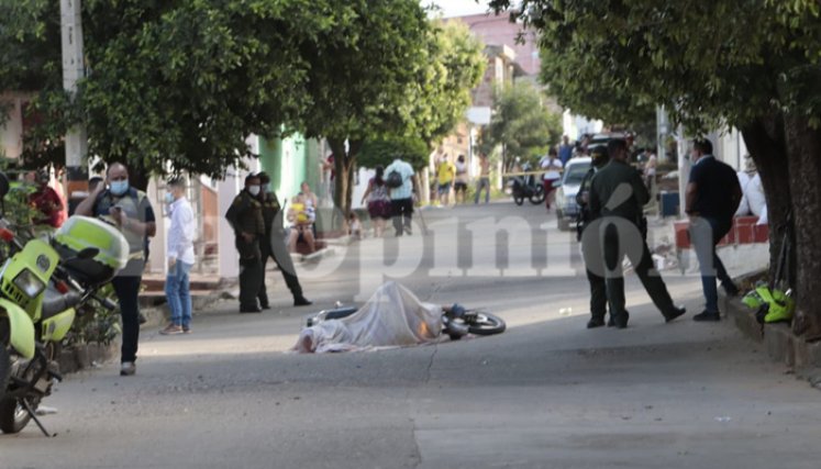La Brinho llegó al sitio para adelantar la inspección y el levantamiento del cadáver. / Foto: La Opinión