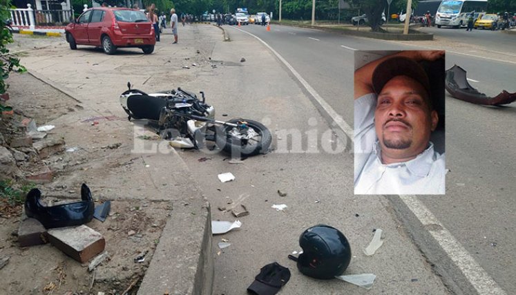 El trágico accidente de tránsito se presentó al mediodía del martes.