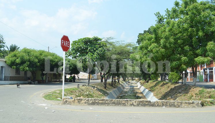 Canal Bogotá a la altura del barrio Magdalena